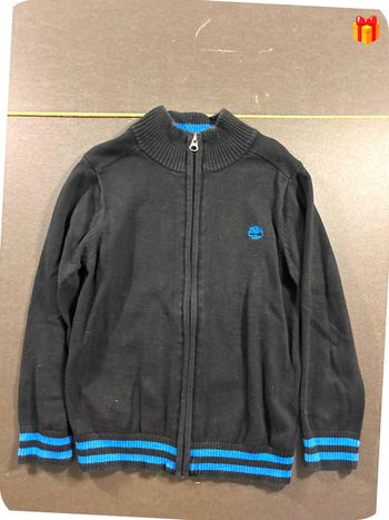 Gilet Timberland noir et bleu 8 ans