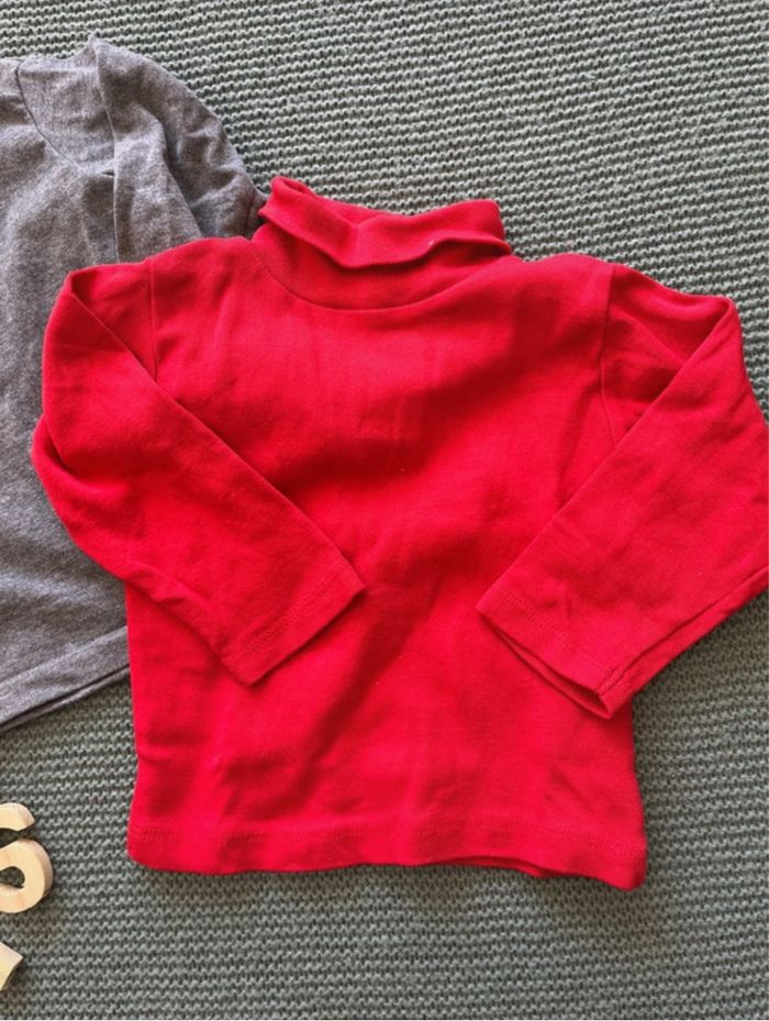 Lot col roulé taille 12 mois 74cm - photo numéro 2