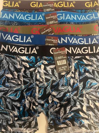 5 Boxers Gianvaglia Deluxe Coton Stretch XL