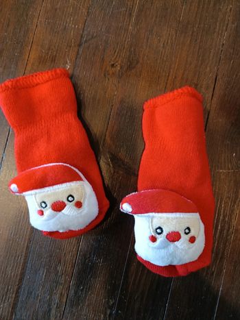 Chaussette bebe noel