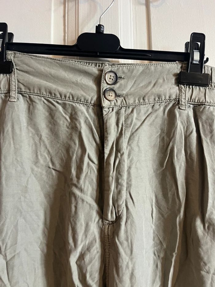 Pantalon cargo fluide in extenso taille 42 kaki - photo numéro 3