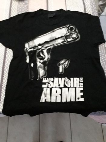 Tee-shirt homme noir