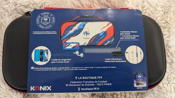 Kit housse de transport Équipe de France de Football Konix neuf - photo numéro 3