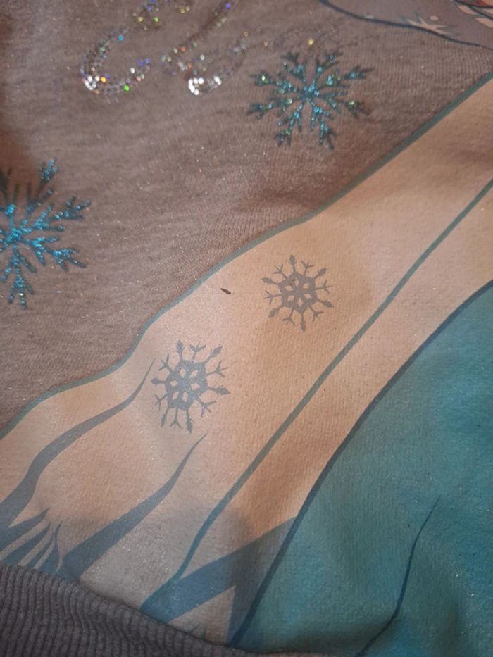 Pull reine des neiges 4/5 ans - photo numéro 2