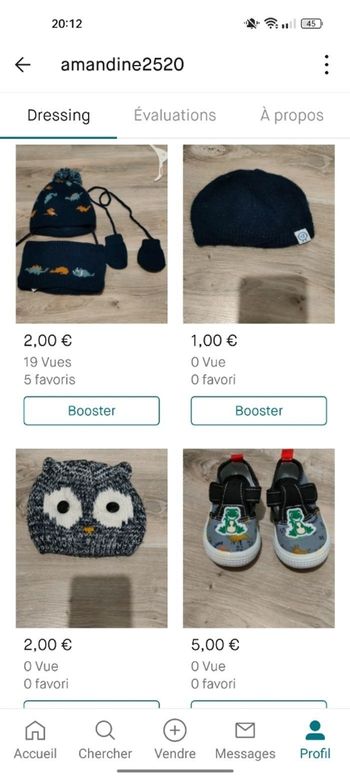 Divers vêtements