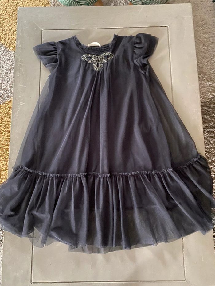 Robe Zara en tulle gris anthracite taille 13/14 ans ou XS - photo numéro 8