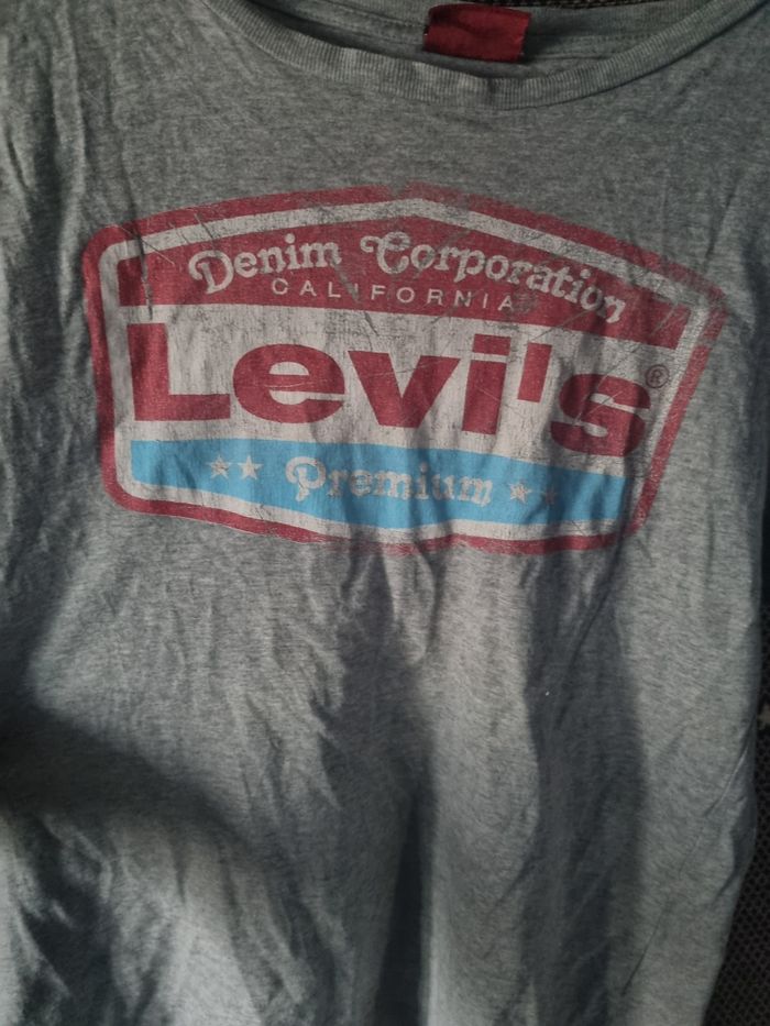 T-shirt gris imprimé Levi's 12ans - photo numéro 2