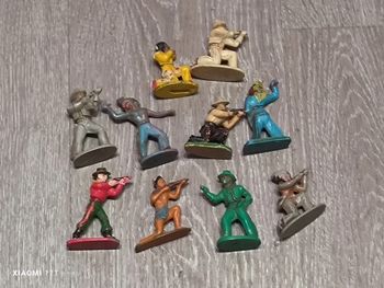 Lot figurine maquette soldat indien vintage