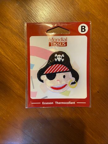 Écusson thermocollant pirate