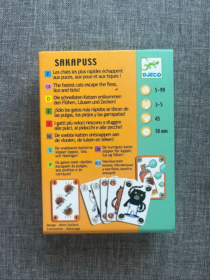 Sakapuss jeu de rapidité Djeco - photo numéro 2