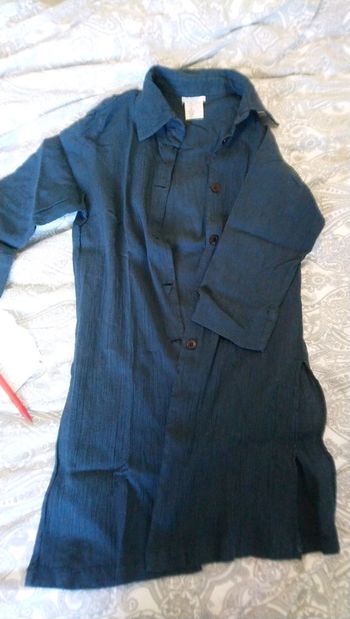 Chemise bleue marine
