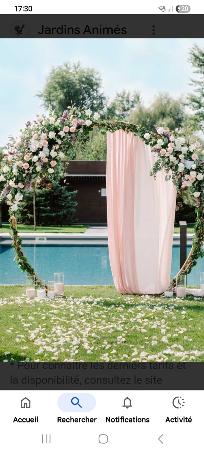 A louer sur 77310 arche de mariage doré 2m louer Nu - photo numéro 2