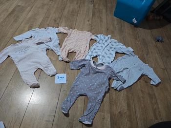 Lot de 6 pyjamas 3 mois fille