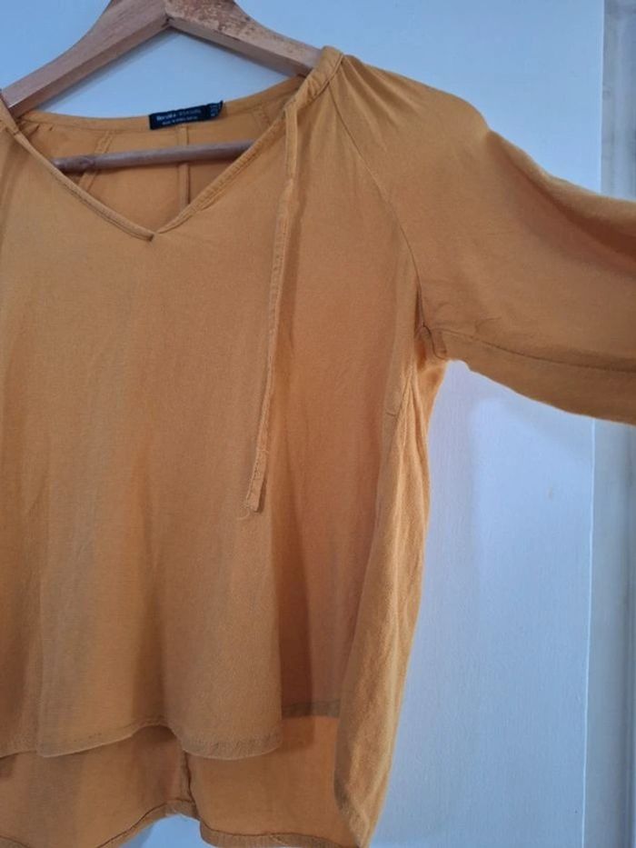 Petit haut taille S coloris moutarde - photo numéro 3