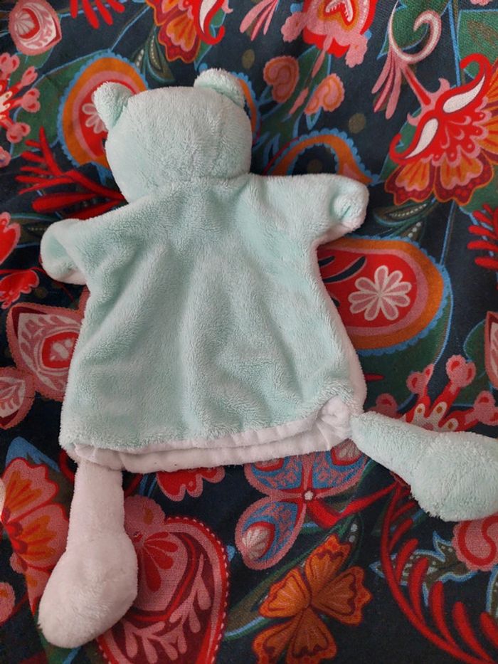 Clarins - doudou marionnette ourson - photo numéro 3