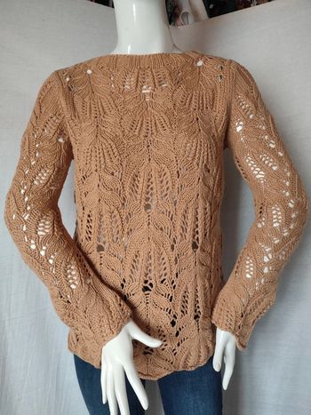 Pull en maille ajourée
