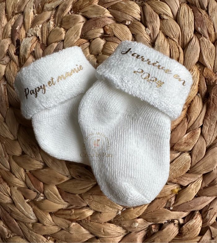 Chaussettes annonce grossesse