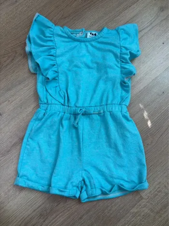 Combinaison short bleu TAO