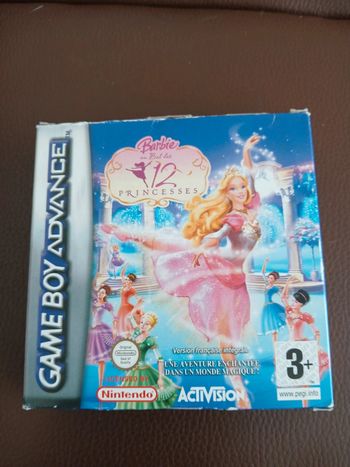 Jeu Nintendo game boy barbier au bal des 12 princesses