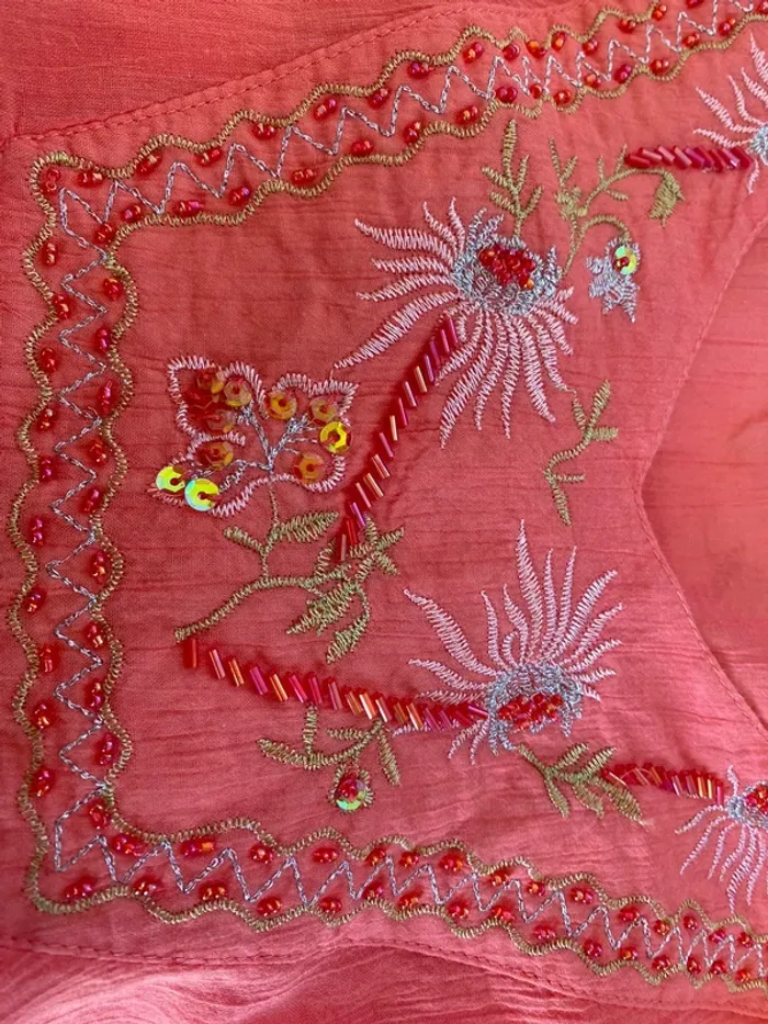 Chemisier couleur corail - photo numéro 5