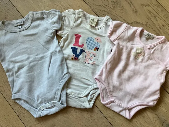 Lot naissance / 1 mois et 3 mois bébé fille été Petit Bateau - photo numéro 5