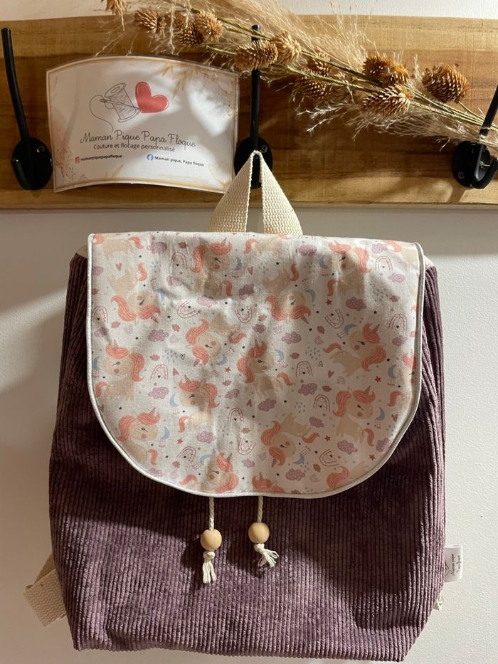 Sac à dos enfants fait main