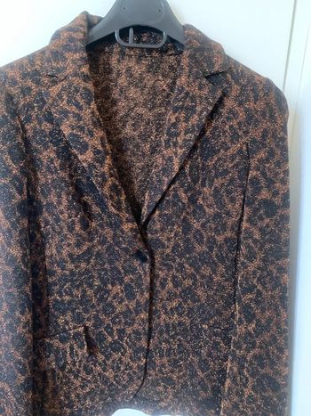 Giacca donna in maglia lire X maculata taglia unica.