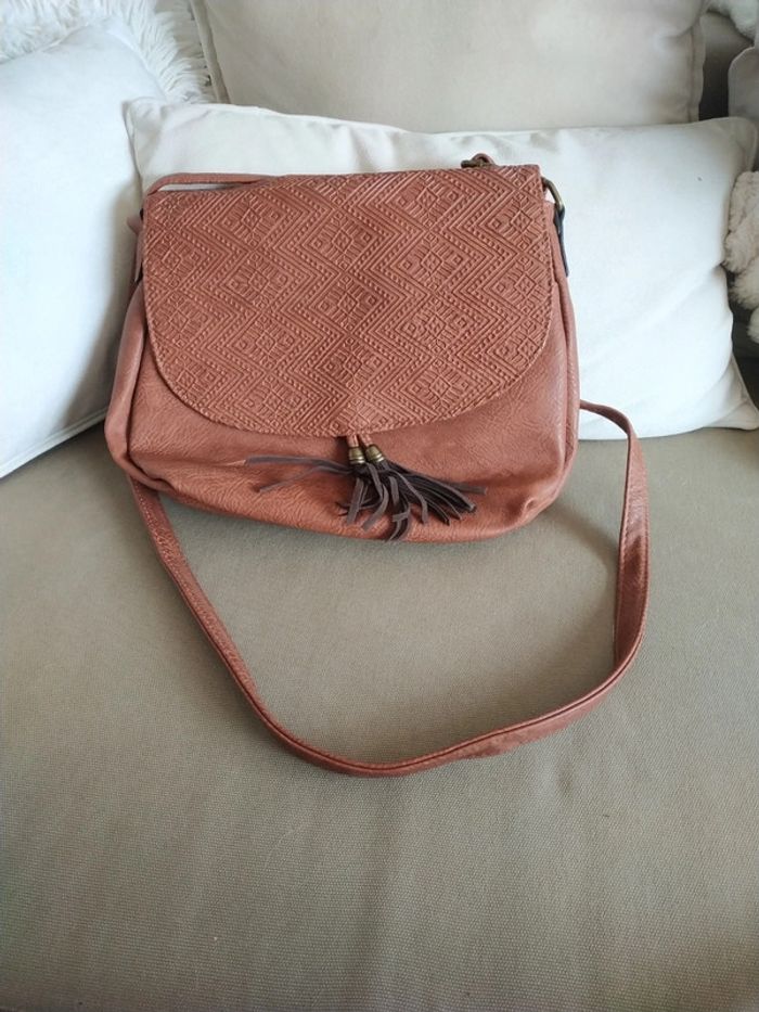Sac marron bandoulière