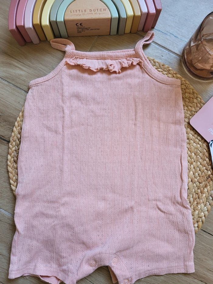 🌸Combishort rose corail 83- 89 cms 25 mois fille - photo numéro 3