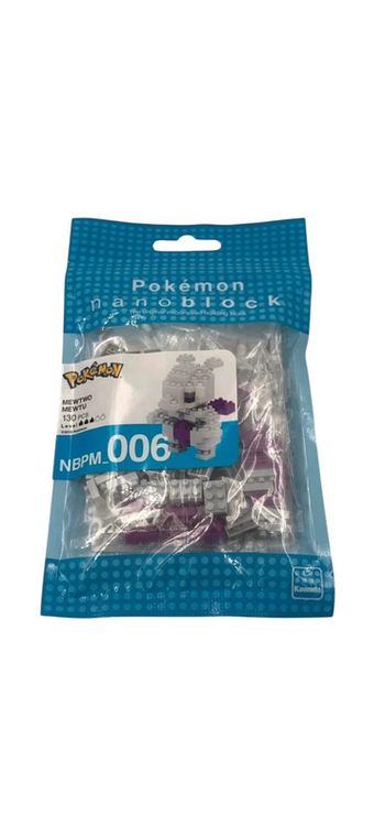 Nano Block Pokémon Mewtwo a construire 130 pièces