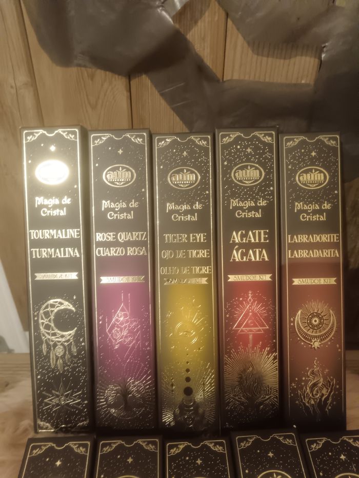 Lot 10 paquets encens pierres semi précieuses - photo numéro 2