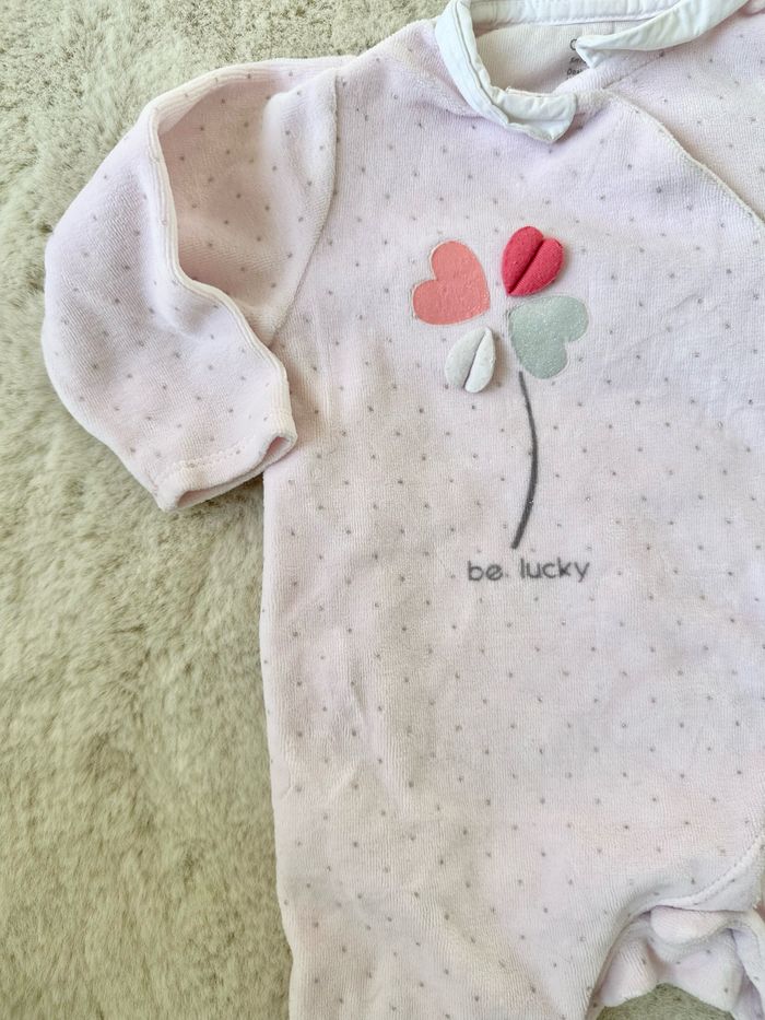 Pyjama Obaïbi 6 mois rose clair - photo numéro 2