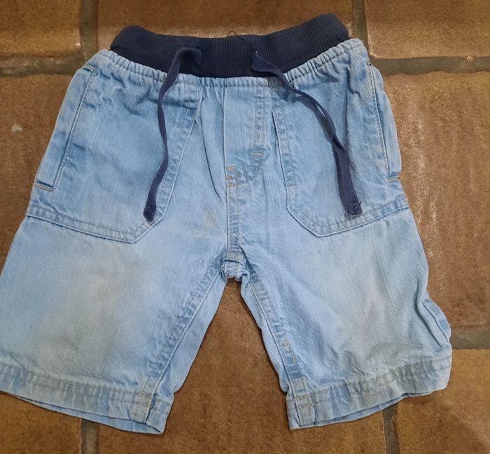 Short taille élastique jeans taille 2 ans orchestra
