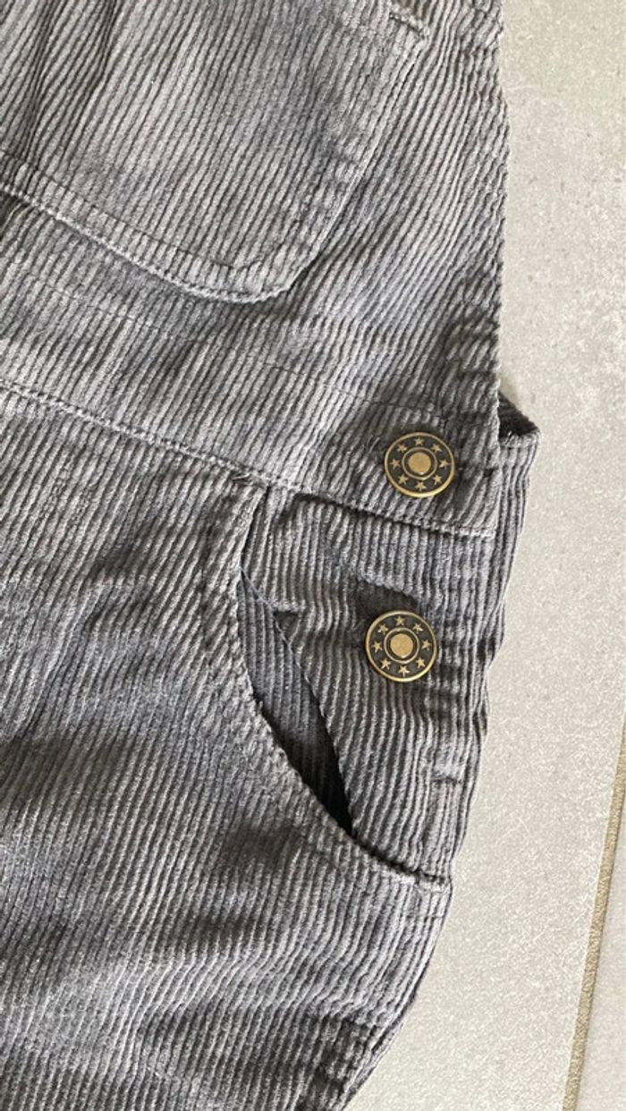 Lot ensemble vêtement salopette jean pantalon garçon 6 mois - photo numéro 3