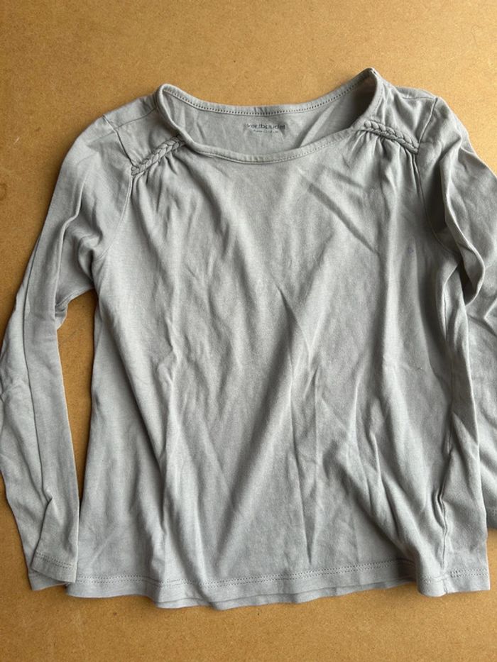 Lot 3 t-shirts manches longues fille 6 ans - photo numéro 2