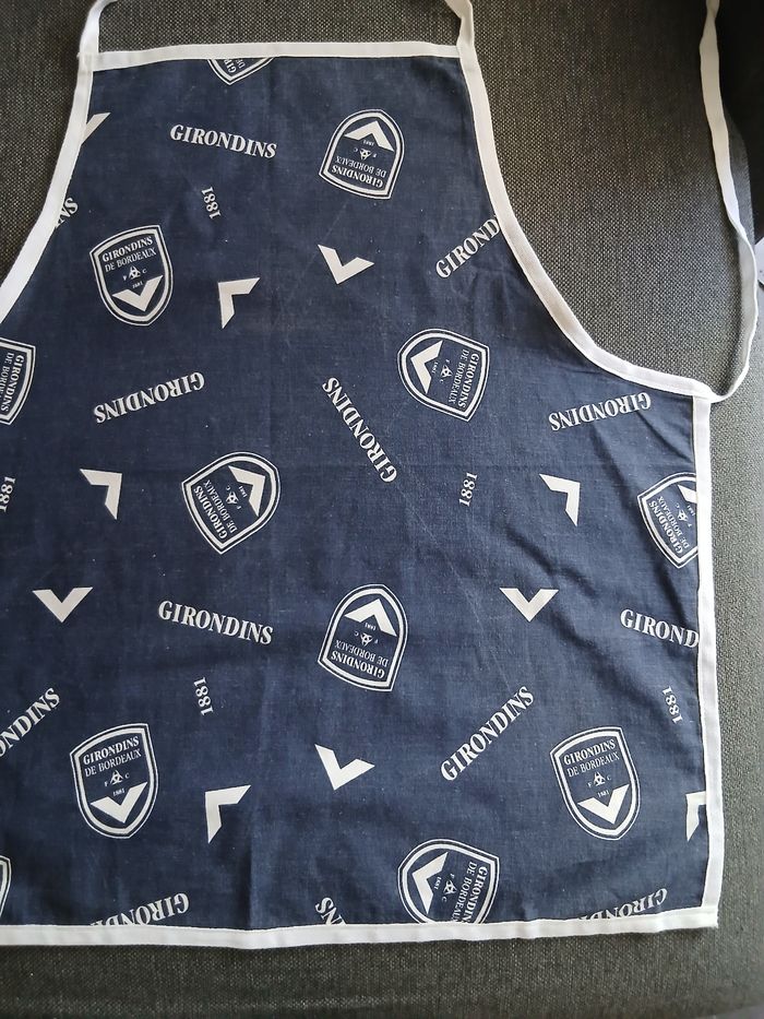 Écharpe enfant girondins de Bordeaux et tablier de cuisine girondins de bordeaux - photo numéro 8