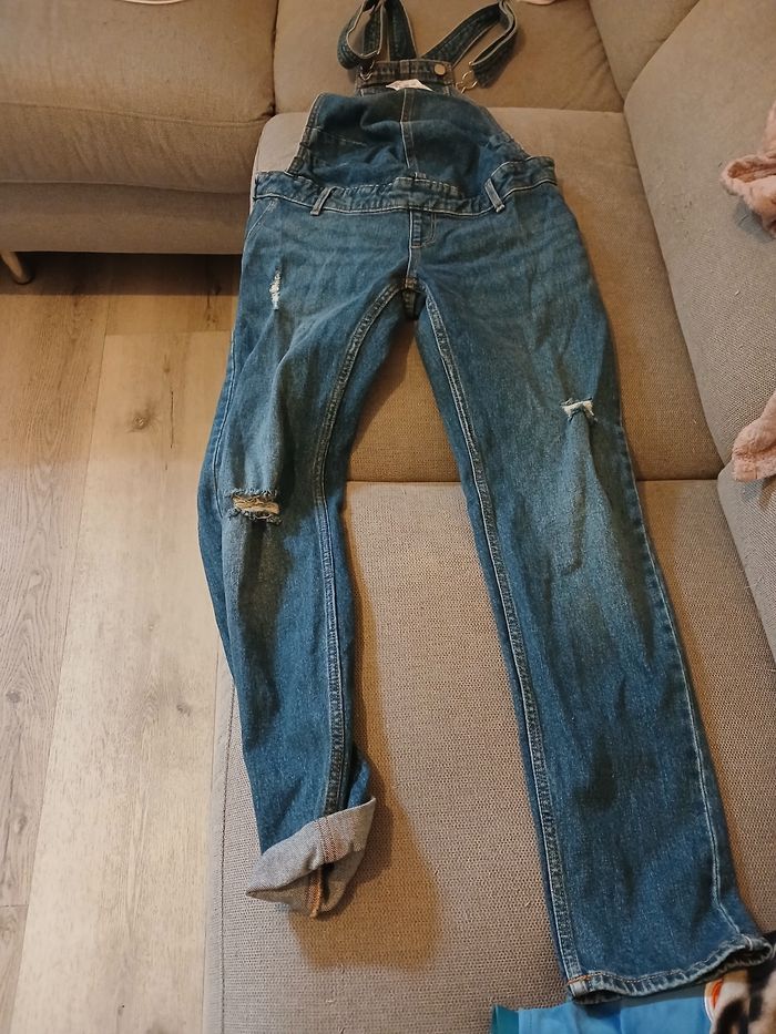 Salopette jean maternité taille 36