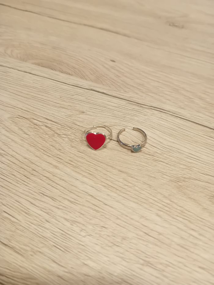 Bagues coeur pour enfant