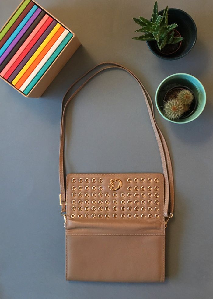 Sac très chic À Bandoulière Camel - photo numéro 4