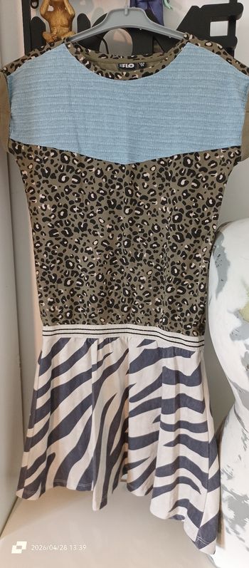 Robe plusieurs matières 