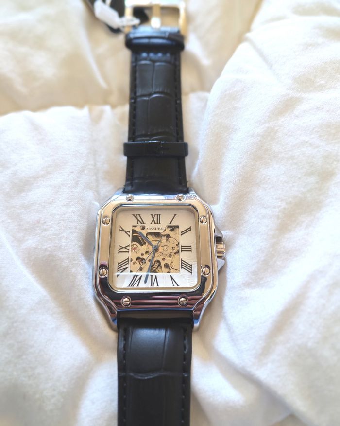 Montre automatique rectangulaire - photo numéro 4
