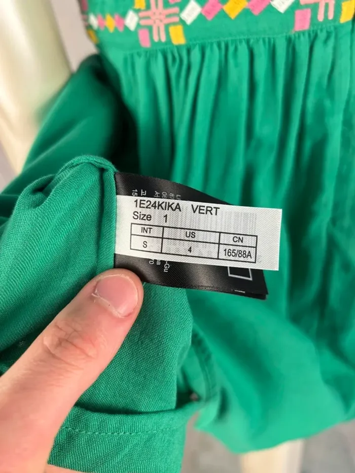 Robe courte Verte Ba&sh T.1 / S neuve - photo numéro 6