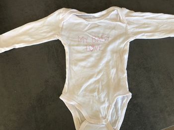 Body fille manche longue