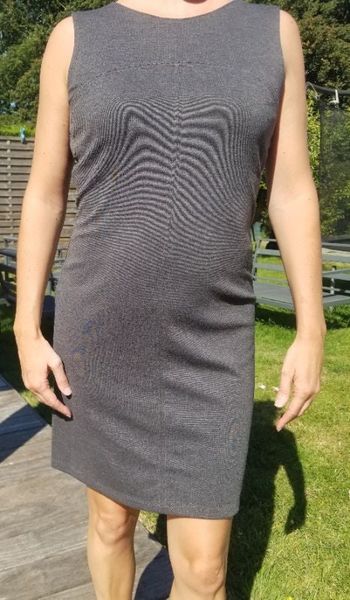 Robe grise Camaïeu