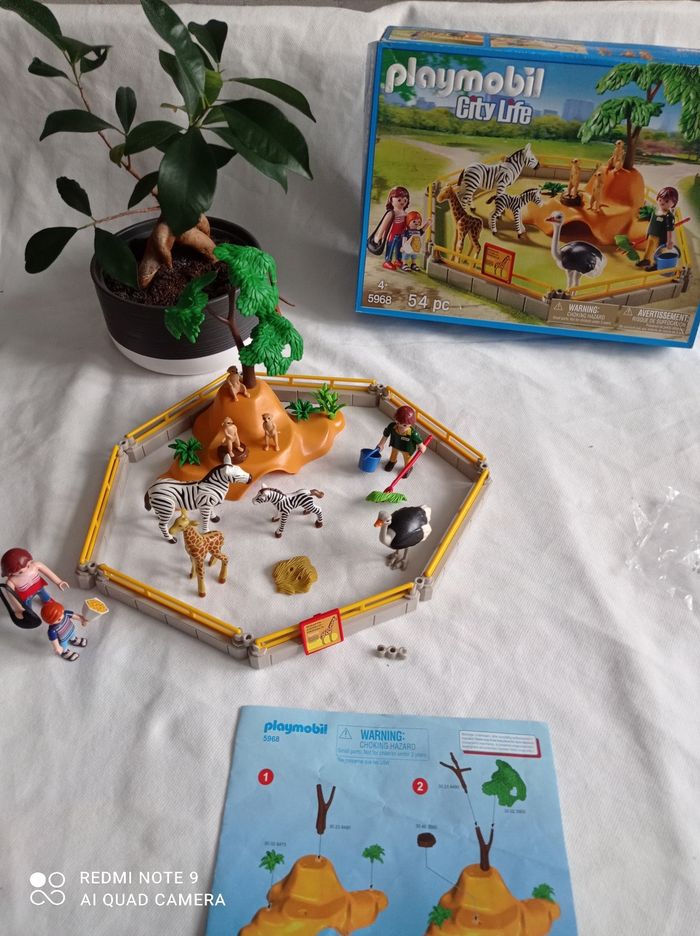 Playmobil zoo 5968 avec boite