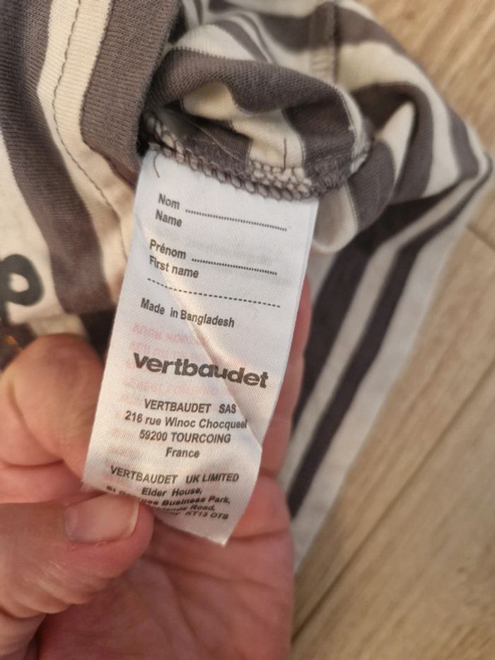 T-shirt manches longues, Vertbaudet, 2 ans, neuf - photo numéro 4