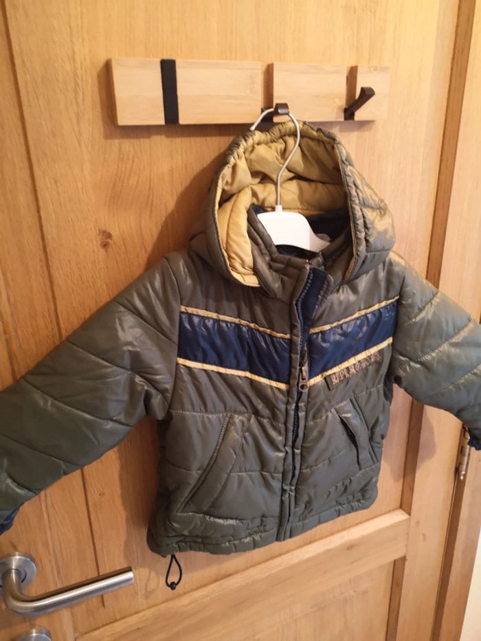 Manteau doudoune Replay en kaki 12 mois - photo numéro 3
