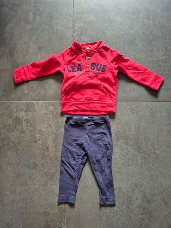 Pull et legging 12 mois