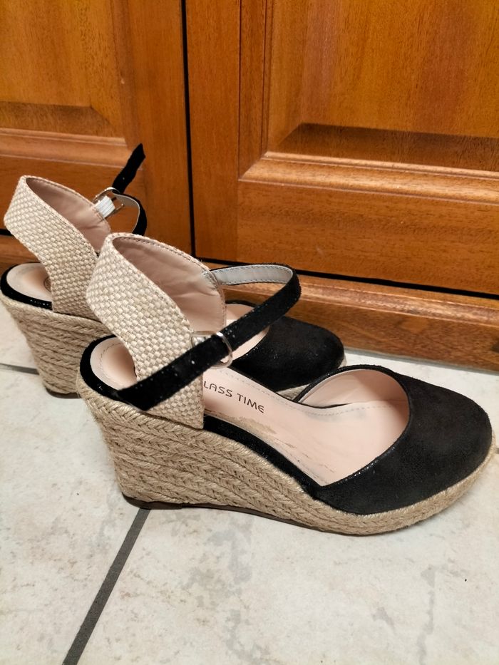 Chaussures talon 8 cm, corde, - photo numéro 3