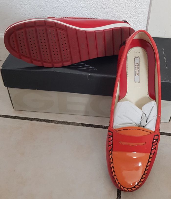 Mocassins vernis geox - photo numéro 4